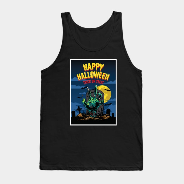 Zombie Hand Tank Top by wisecolor